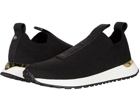 michael kors women's bodie slip-on sneakers|michael kors black glitter sneakers.